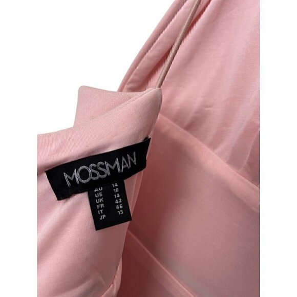 NWT Mossman The Devoted Midi Pink Dress US 10 FR 42 UK 14 0866 - Picture 7 of 13